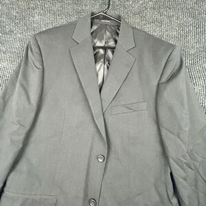 Men's Suit Jacket Blazer Unbranded Black Size 42R